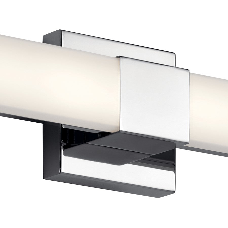 Kichler Neltev 1 Light 24" Linear Bath Light, Chrome