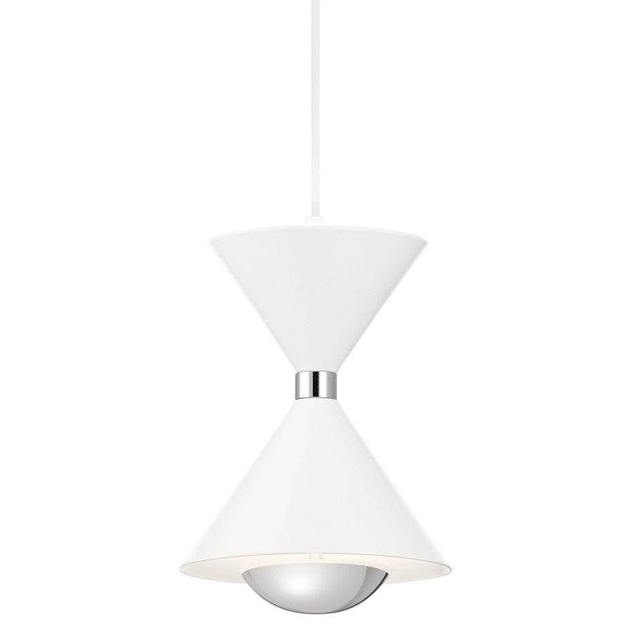 Kichler Kordan 2 Light 9" Mini Pendant, Matte Black