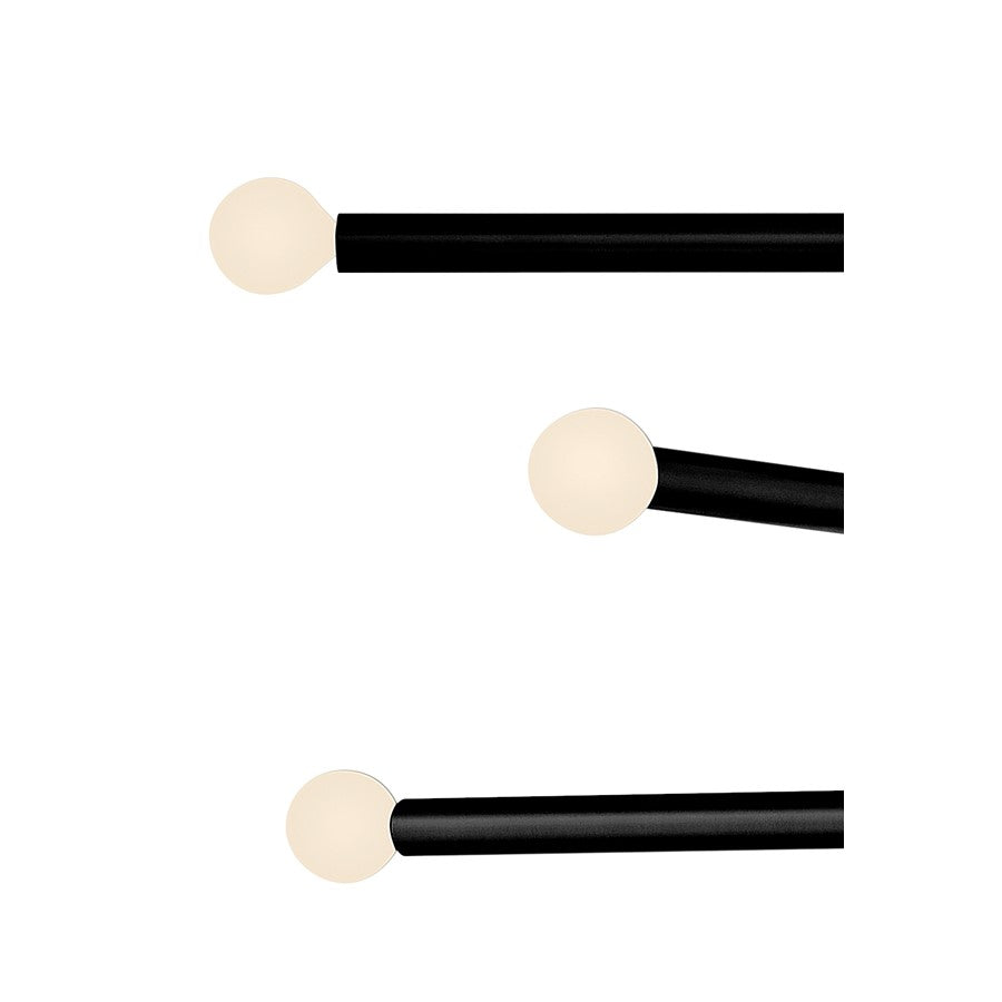 Lark Millie 14 Light Large Multi Tier Chandelier, Black