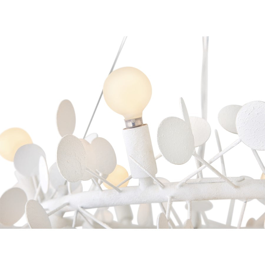 Lark Lolli 12 Light Medium Single Tier Chandelier, Textured Plaster