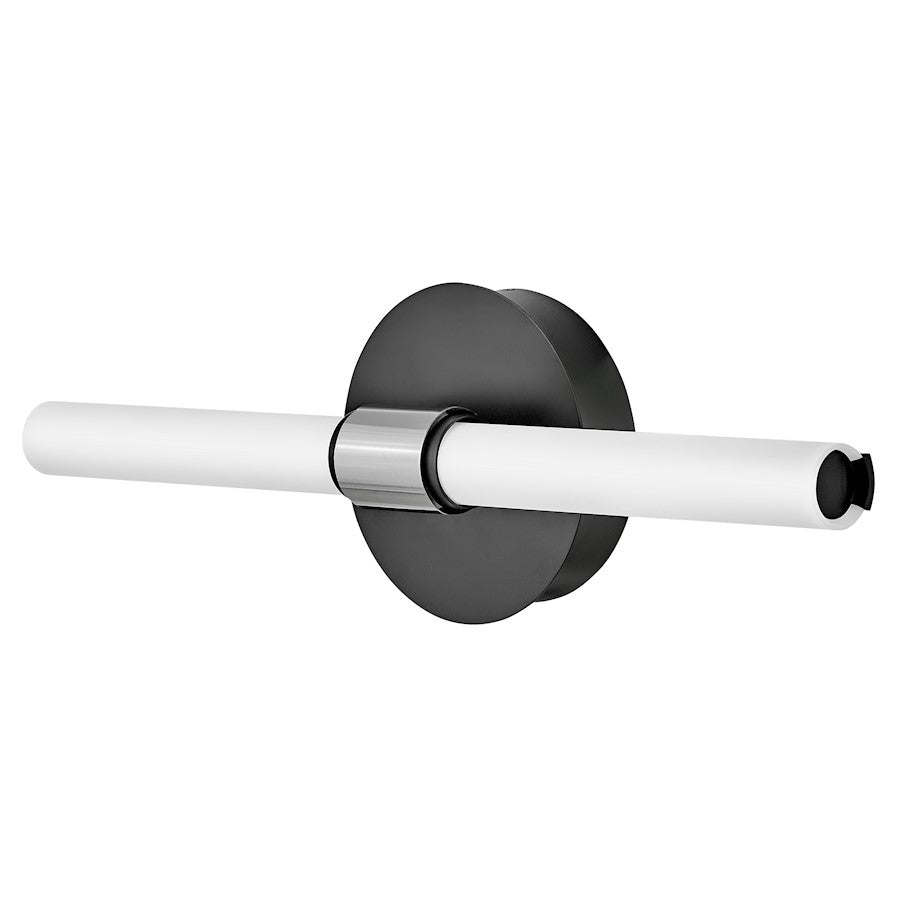 Medium LED Bathroom Vanity Light, Black