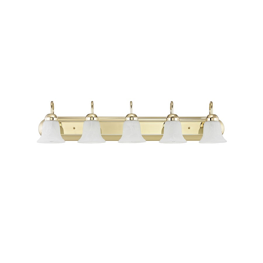 Livex Lighting Riviera Bath Light in Polished Brass