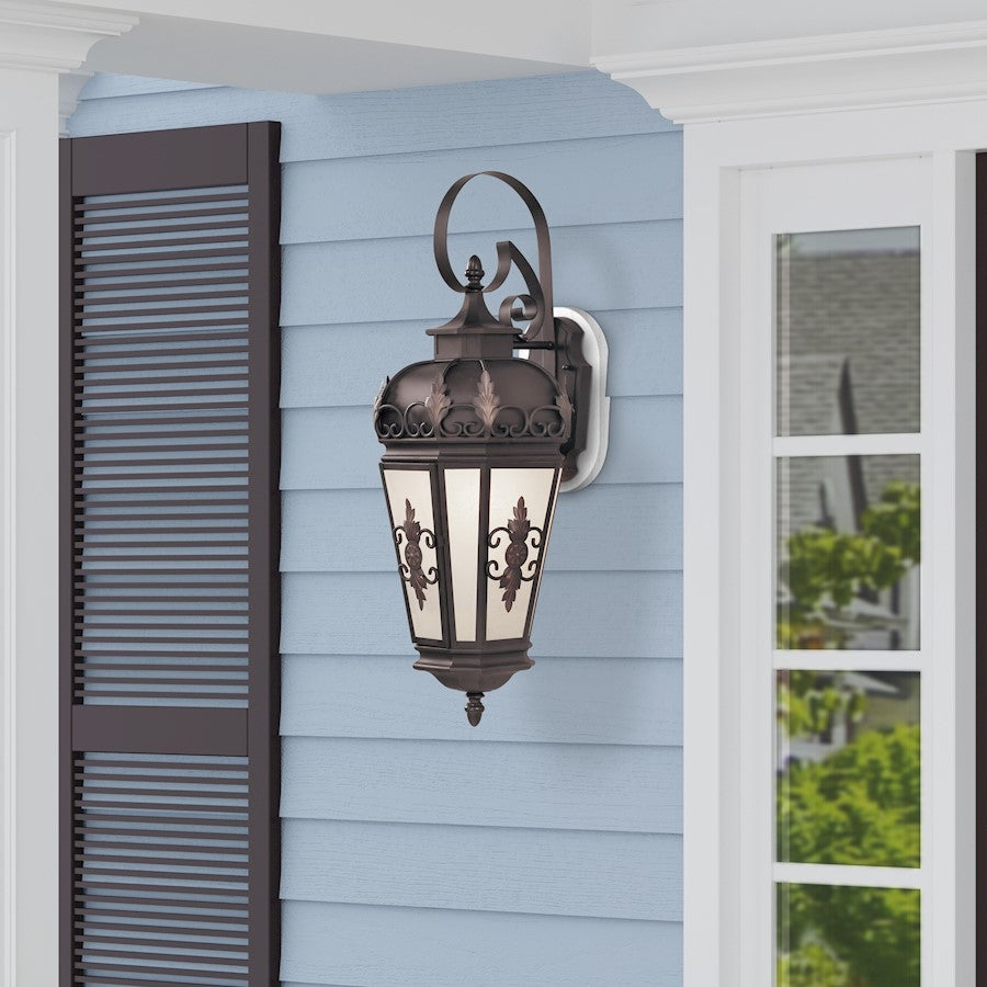 Livex Lighting Berkshire Outdoor Wall Lantern in Bronze