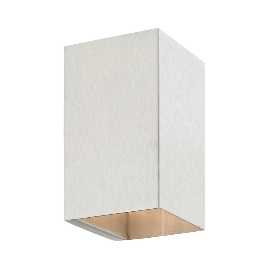 Livex Derby 1 Light Outdoor/Indoor ADA Small Sconce, Brushed Nickel