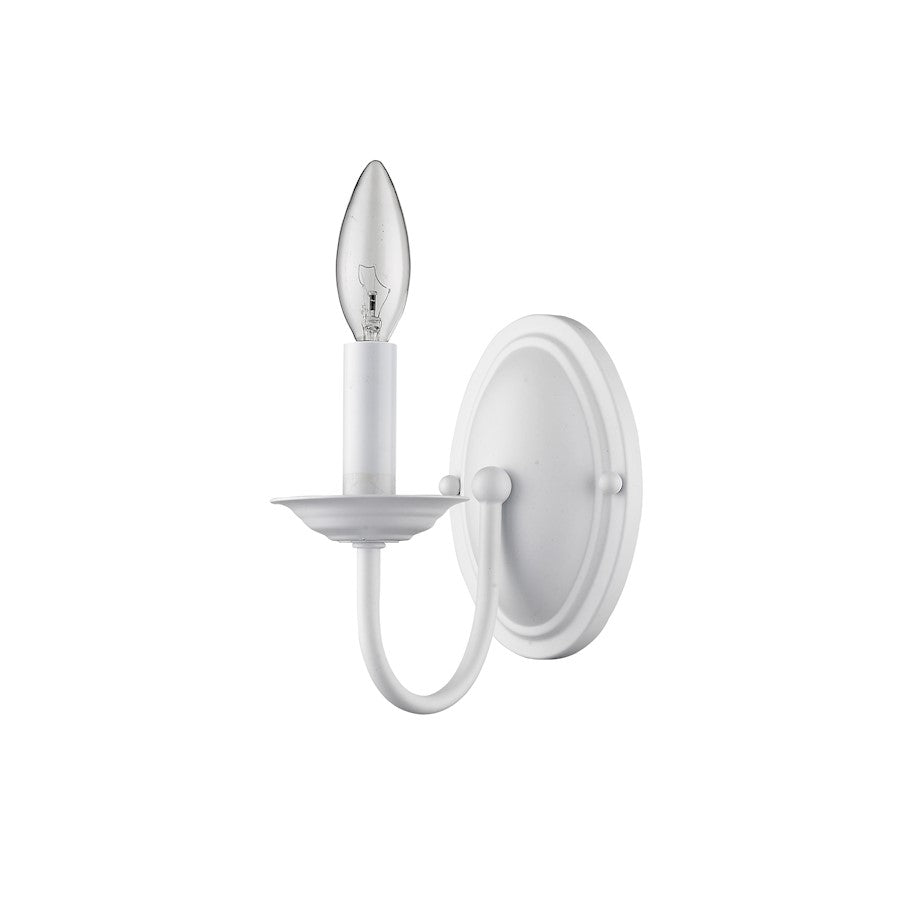 Livex Lighting Williamsburg Wall Sconce in White