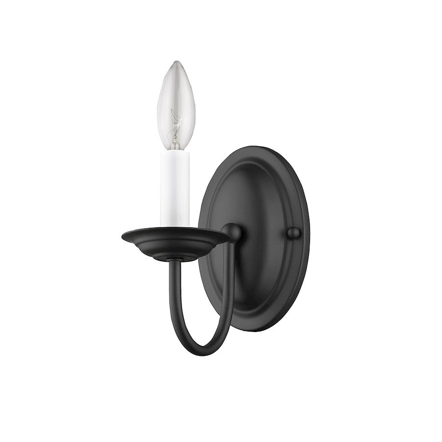 Livex Lighting Home Basics Wall Sconce in Black