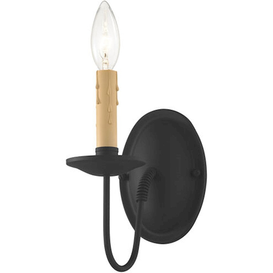 Livex Lighting Heritage Wall Sconce in Black