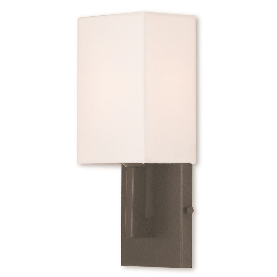 Livex Lighting Hollborn 1 Light ADA Wall Sconce, Bronze