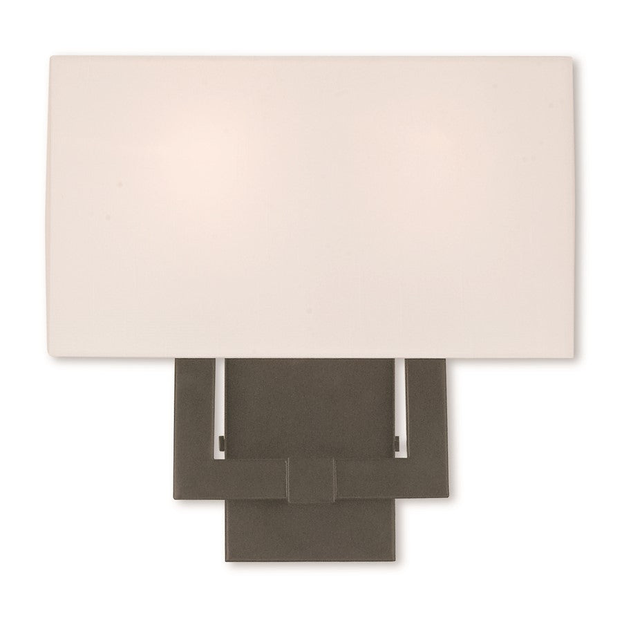 Livex Lighting Hollborn 2 Light ADA Wall Sconce, Bronze