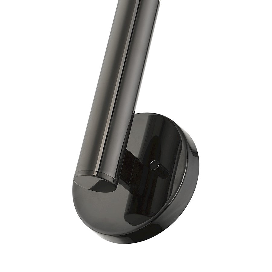 Livex Copenhagen 1 Light Single ADA Sconce, Black Chrome