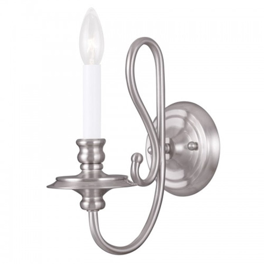 Livex Lighting Caldwell Wall Sconce in Brushed Nickel