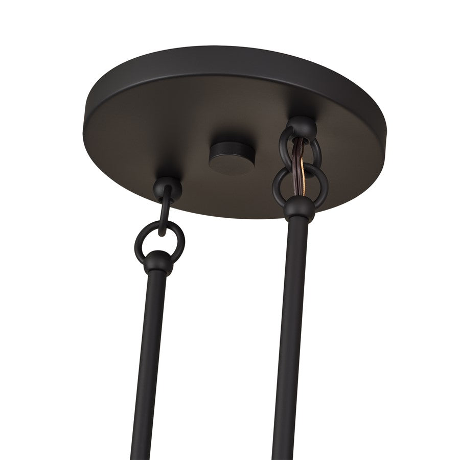 Livex Bellingham 3Lt 14" Chandelier, Bronze/Parchment Hardback