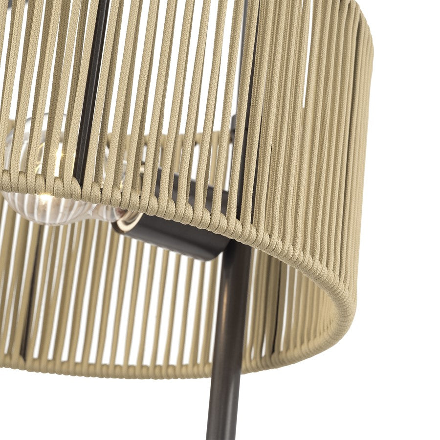 Livex Acordia 1Lt Swing Arm Wall Lamp, Bronze/Gold Polyester