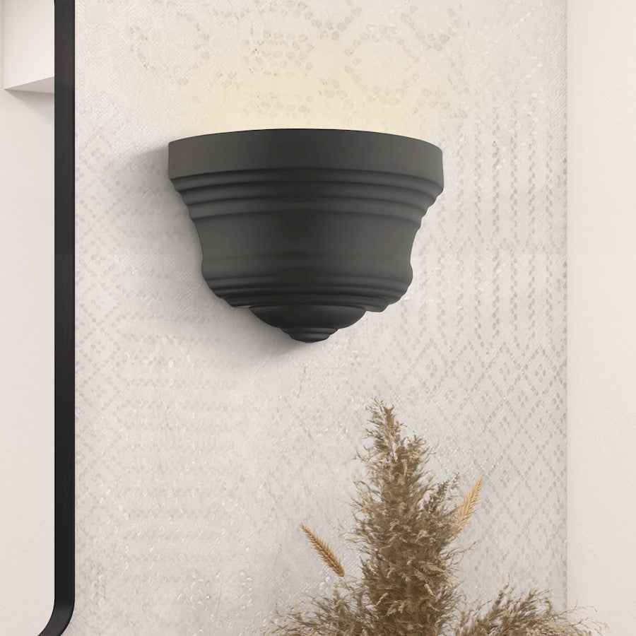 Livex Endicott 1 Lt ADA Sconce, Bronze/Brass/Bronze Steel /Gold
