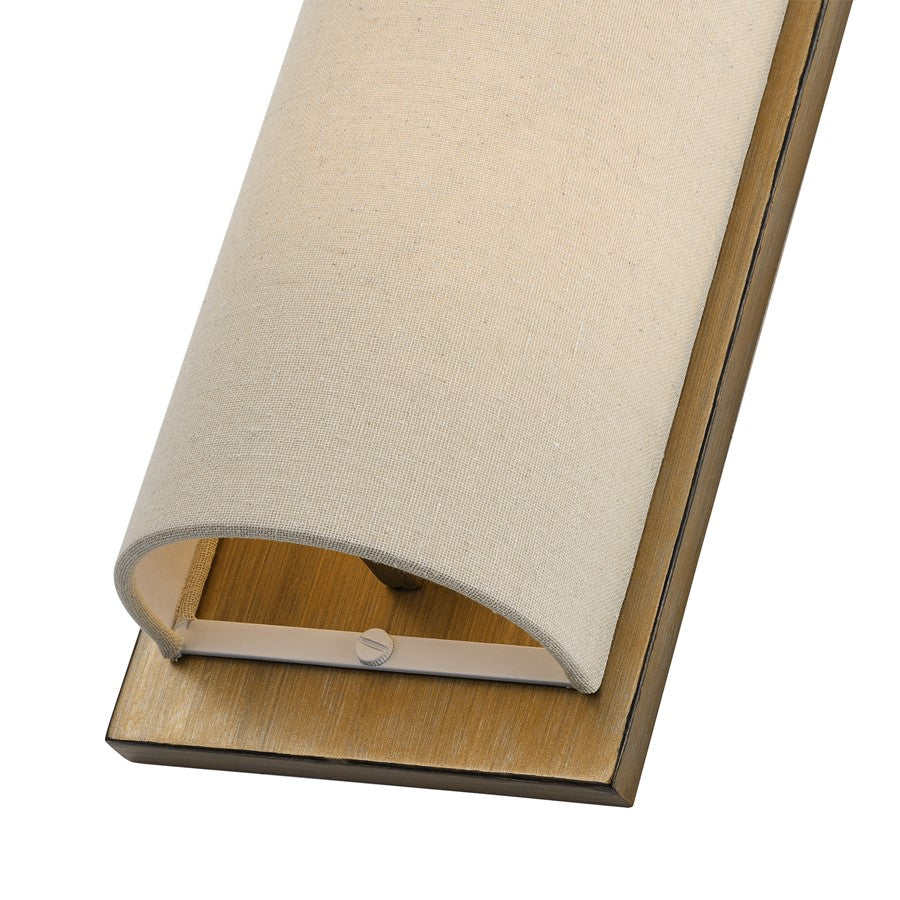 Livex Bellingham 2Lt ADA Sconce, Gold/Parchment Hardback