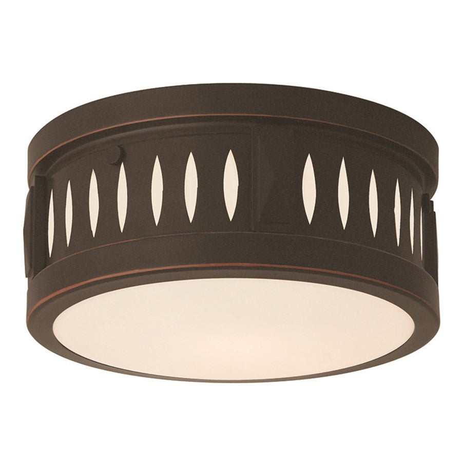 Livex Lighting Vista Flush Mounts, Olde Bronze