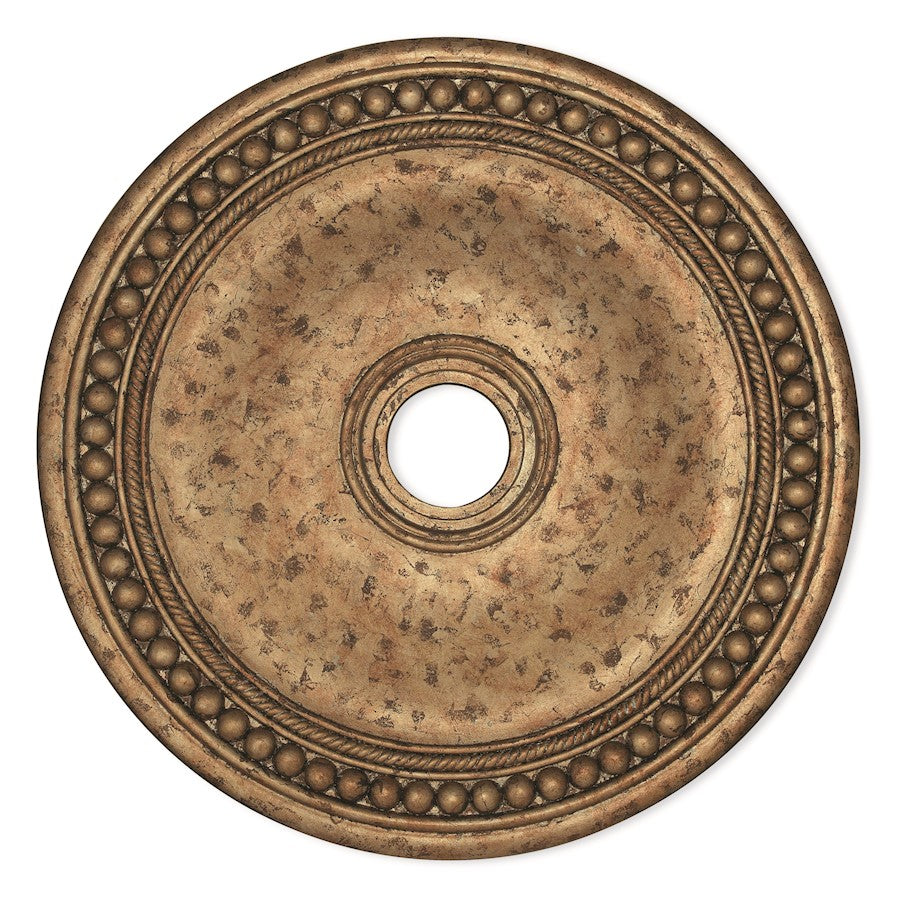 Livex Wingate Ceiling Medallion, Hand Applied European Bronze