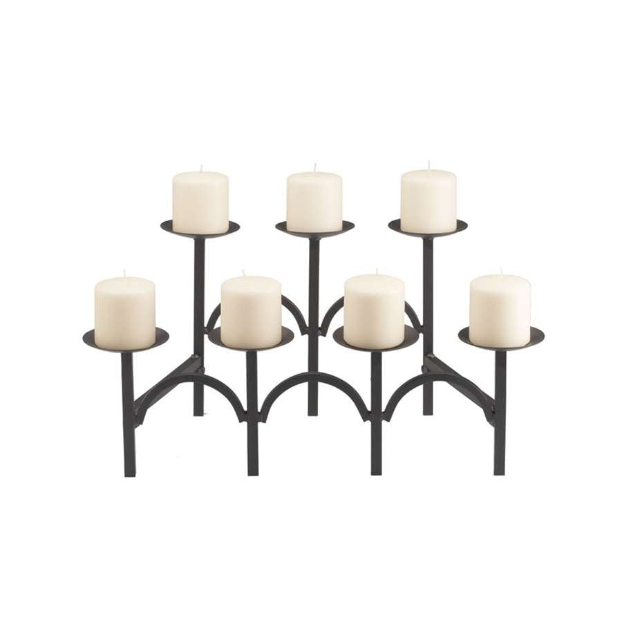 Minuteman International X304135 Black Iron Candelabra | Traditional Hearth & Table Accent | Living Room & Dining Room | Model X304135