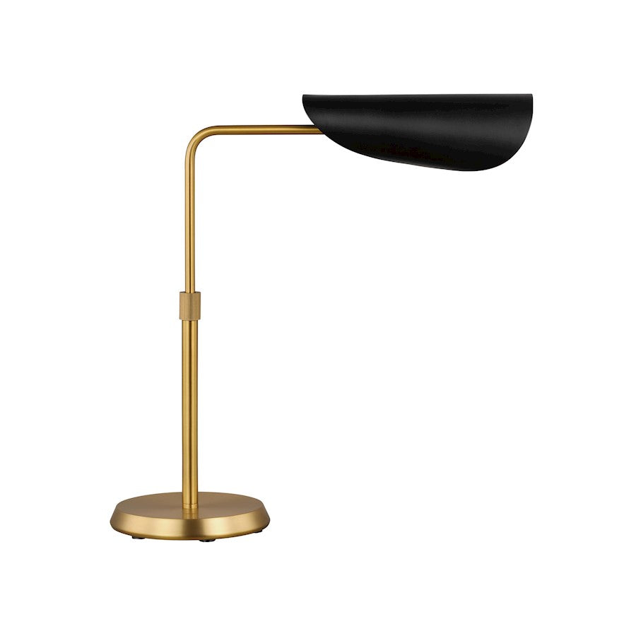 Studio Tresa 1-Lt Task Table Lamp, Black/Brass