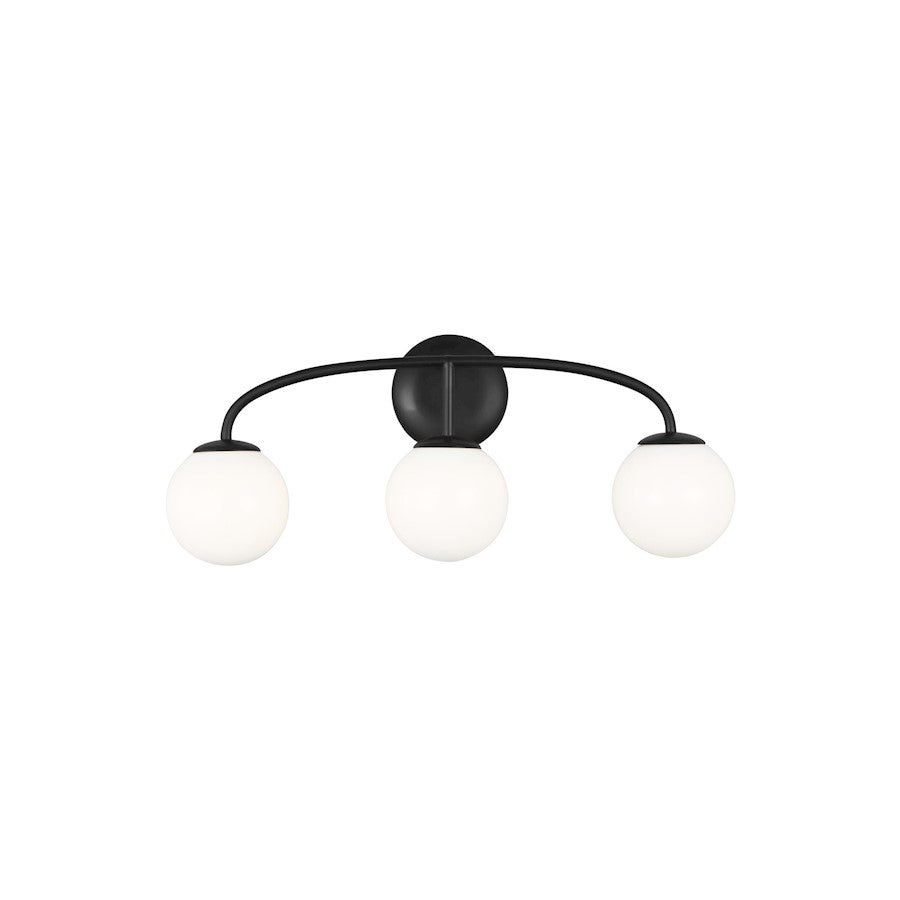 3 Light Bathroom Vanity Light, Midnight