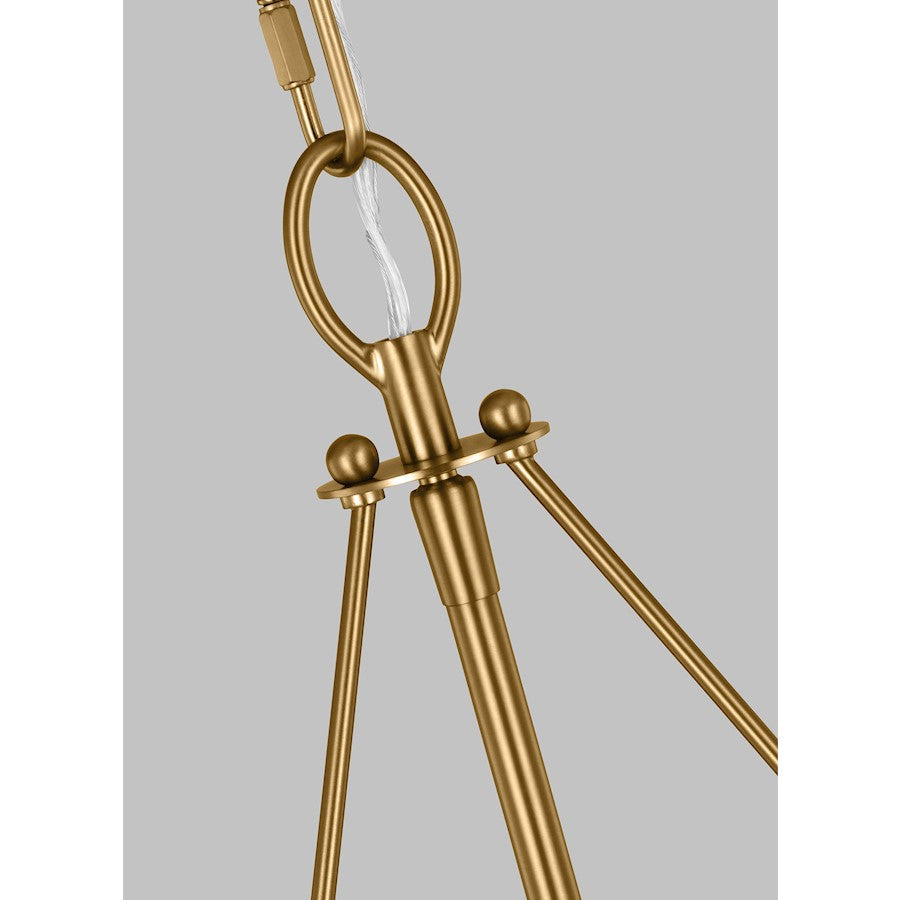 2 Light Medium Pendant, Textured White