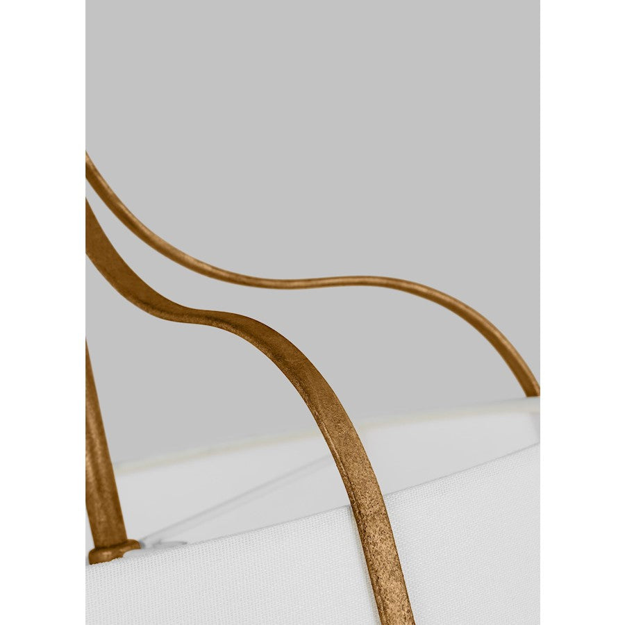 3 Light Hanging Shade, Ant Gild