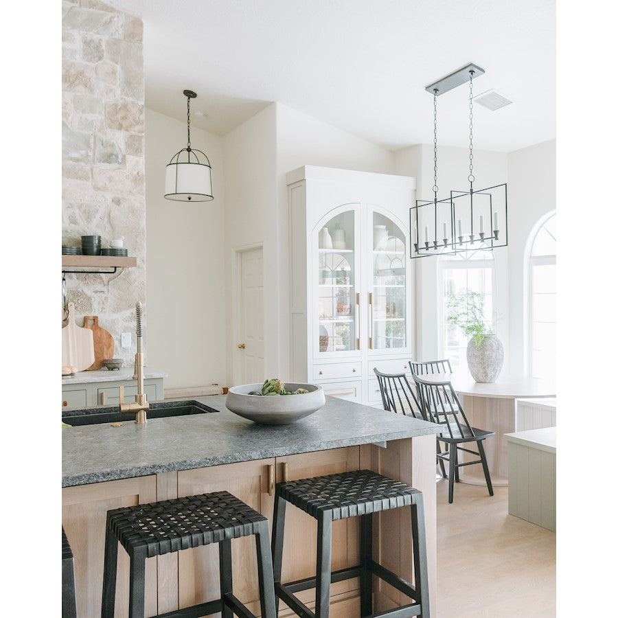 2 Light Hanging Shade, Steel