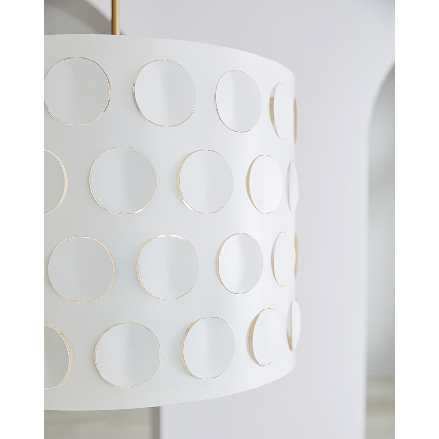 3 Light Large Pendant, Burnished