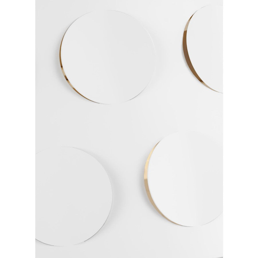 3 Light Large Pendant, Pol Nickel