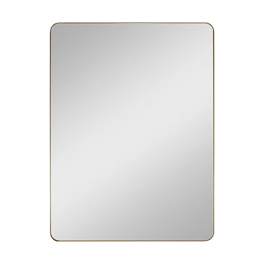 Generation Lighting Planer Large Rectangular Mirror, Burnished Brass - MR1305BBS