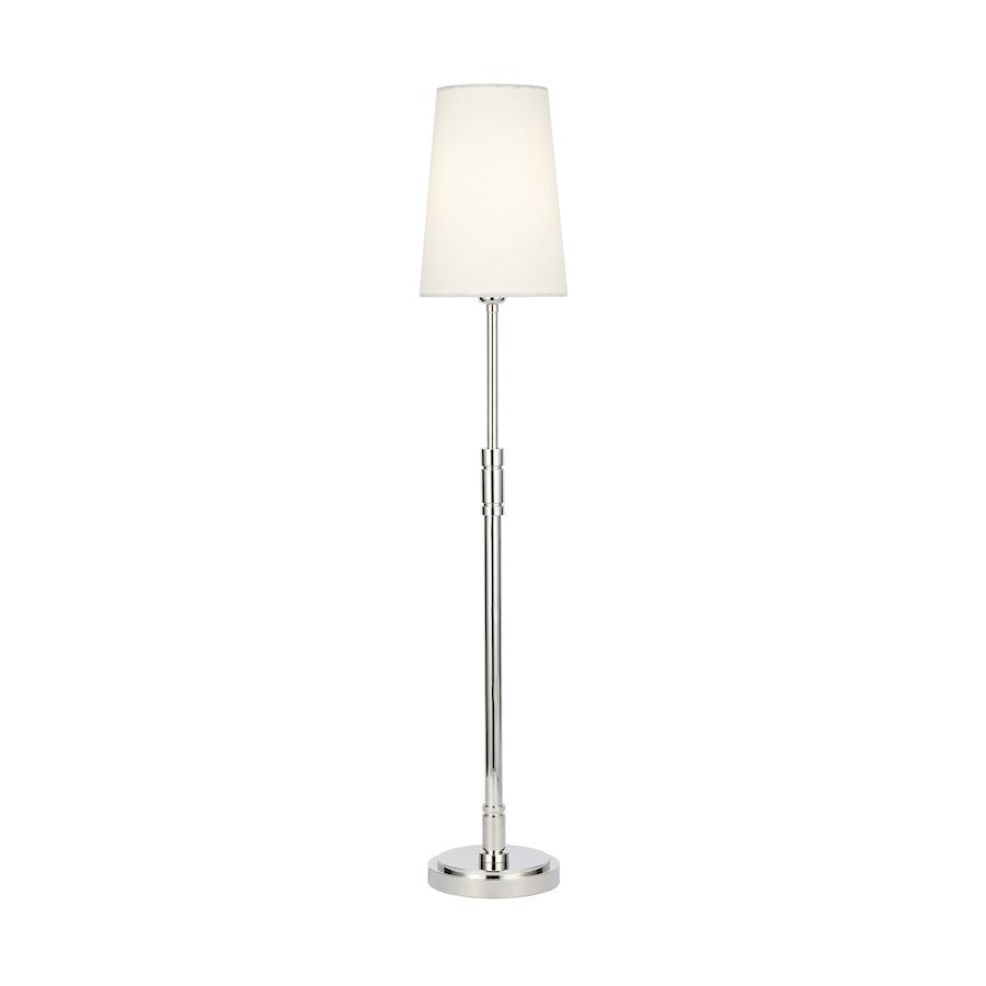 Studio Beckham Classic 1-Lt Buffet Lamp, NK/WH Linen