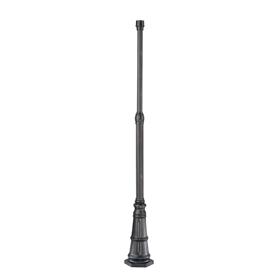 Minka Lavery Post with Base 83in Outdoor Lamp Post | Traditional Heritage Finish Aluminum | Driveway & Garden Path Lighting | Model 7902-94