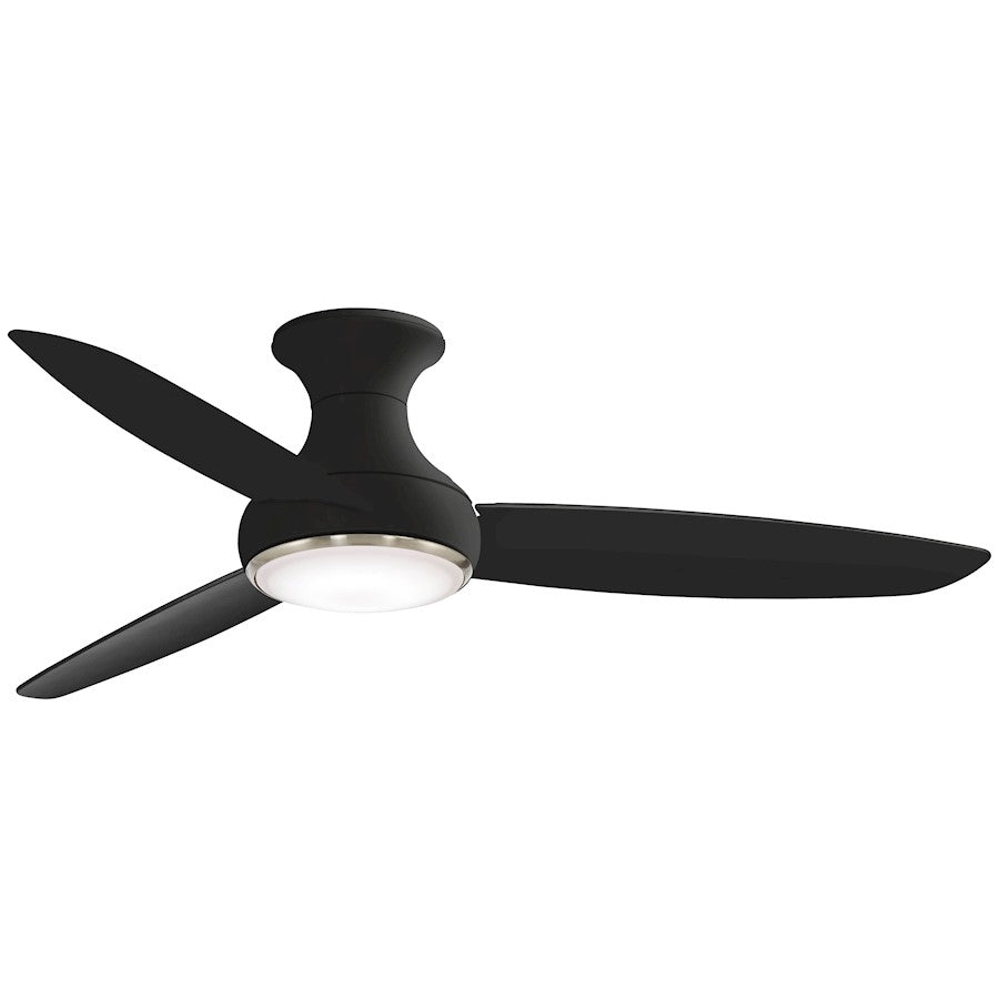 Minka Aire Concept III LED 54in Ceiling Fan | Transitional Coal Finish | Living Room & Bedroom | 54 x 54 x 12 in | Model F467L-CL