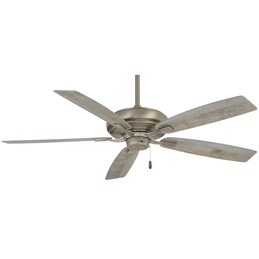 Minka Aire Watt 52in Ceiling Fan | Transitional Burnished Nickel Finish | Bedroom & Living Room | 52 x 52 x 16 in | Model F551-BNK