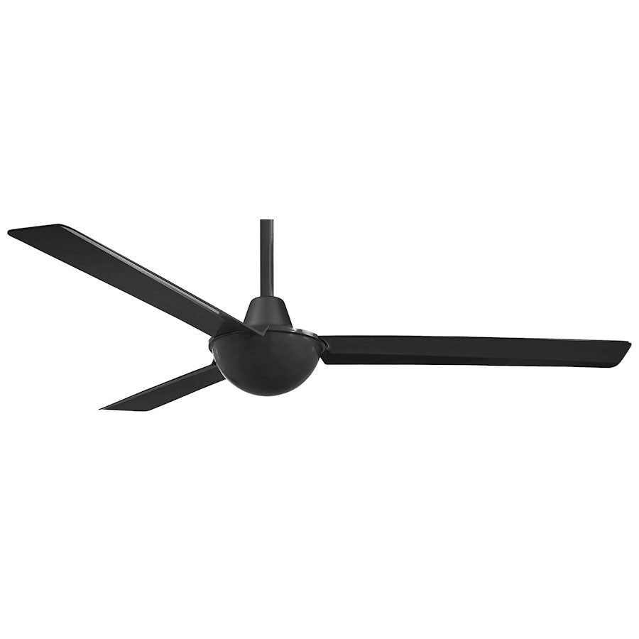 Minka Aire Kewl 52in Ceiling Fan | Contemporary Black | Living Room & Bedroom | 52 x 52 x 11 in | Model F833-BK