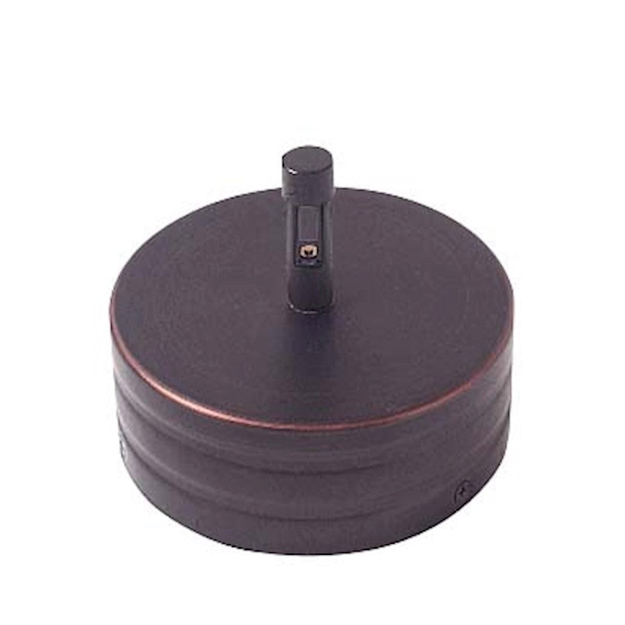 George Kovacs GK Lightrail 5in LED Electrical Transformer | Traditional Sable Bronze Patina | Track Lighting Power Supply | Model GKTF06L-467