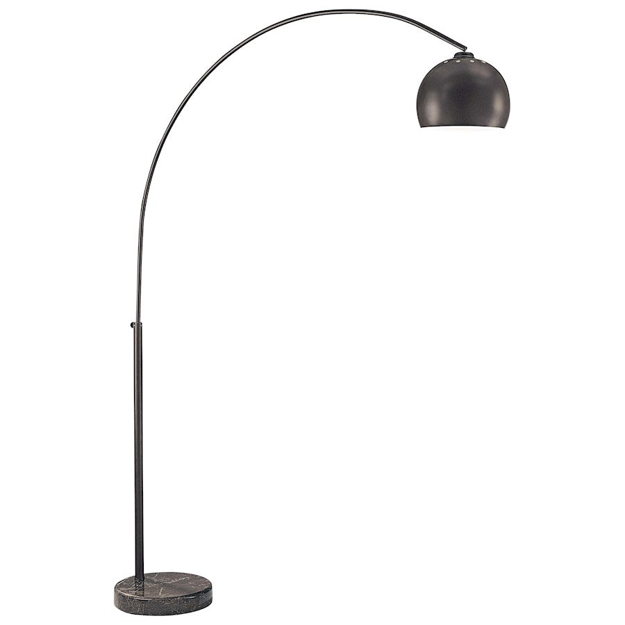 George Kovacs Reading Room 64in 1-Light Arc Floor Lamp | Contemporary Dorian Bronze | Living Room & Reading Nook | 64 x 15 x 75 in | Model P053-615B