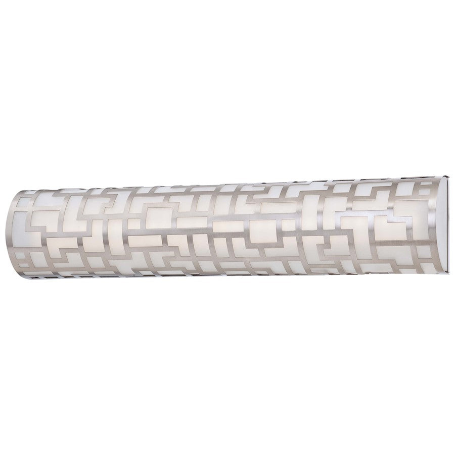 George Kovacs Alecia's Necklace 24in 3-Light LED Bath Vanity Light | Brushed Nickel and Clear Glass | Bathroom Vanity | Model P5301-084-L