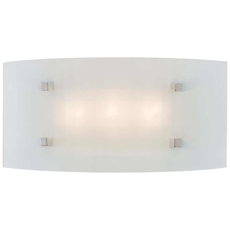 George Kovacs Pillow 14in 3-Light Bath Vanity Light | Contemporary Chrome Metal | Bathroom Vanity | 14 x 4 x 6 in | Model P6115-1-077