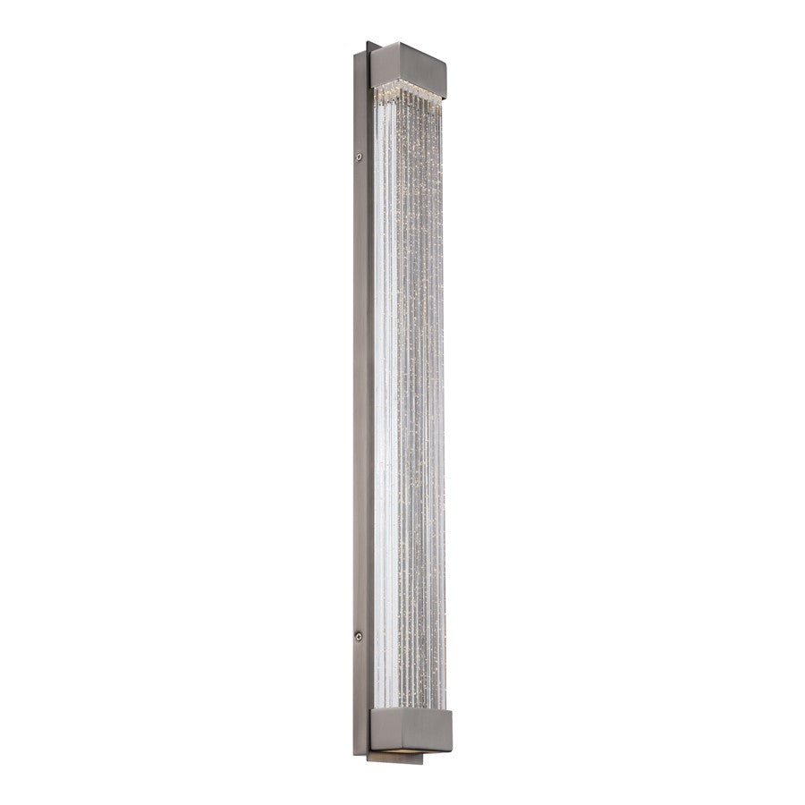 Modern Forms Tower 1Lt 27" LED Bath/Wall Light, Nickel/Clear - WS-58827-BN
