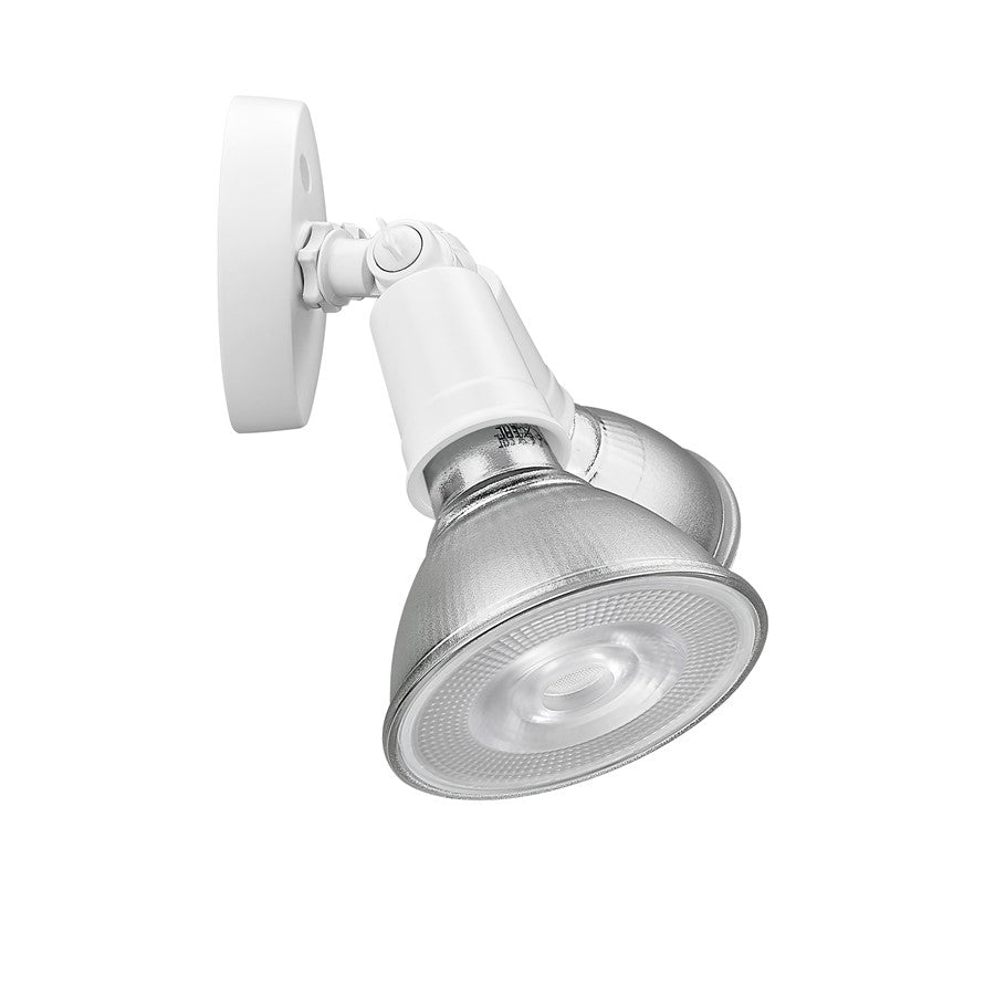 Millennium Lighting 2Lt 5" Security Flood Light, White/White