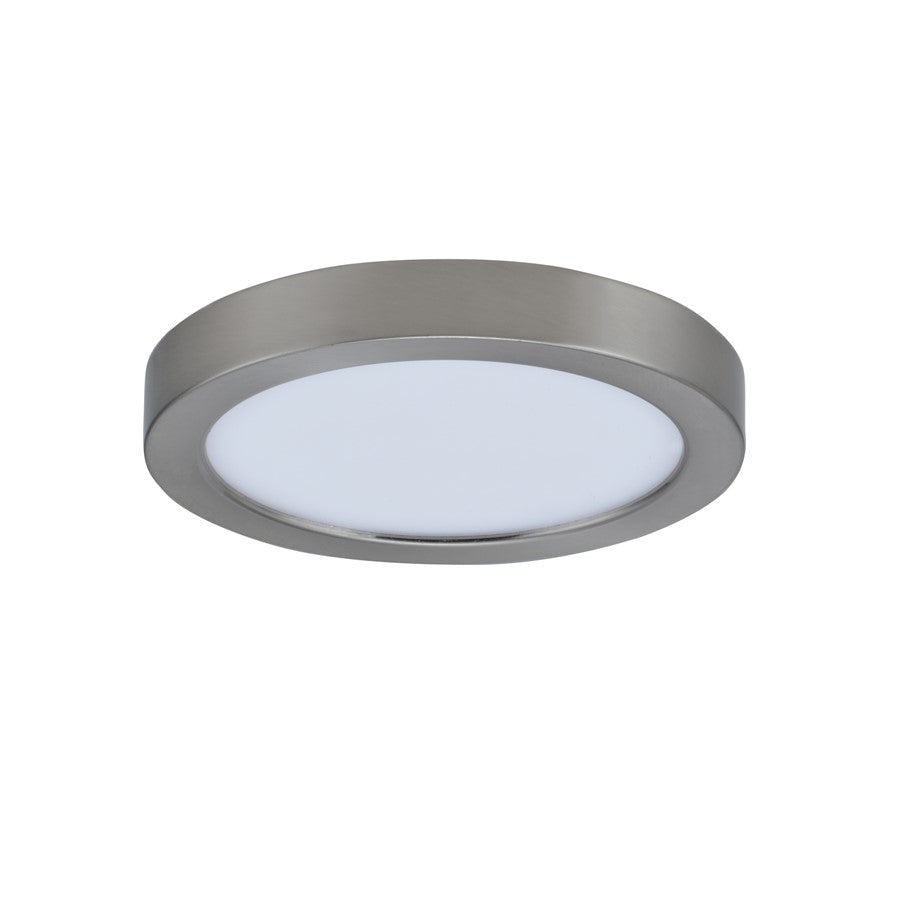 RP Lighting 7" LED Light Kit-12W 3K, Nickel/Opaque - 1RP89LED-BN