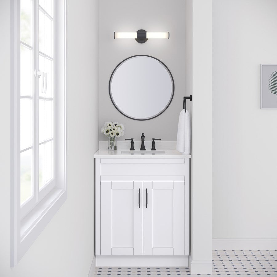 Millennium Lighting Trumann 1Lt 18" LED Vanity, Black