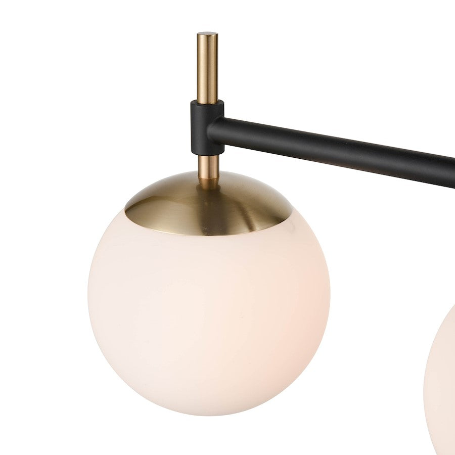 Bathroom Vanity Light, Opal Glass