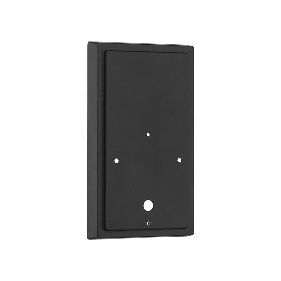 Millennium Lighting Halston 3Lt 23" Outdoor Wall Sconce, Black