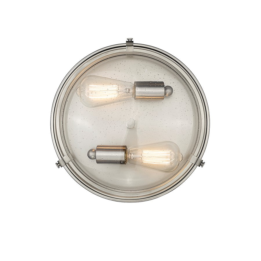 Millennium Lighting Mayson 2Lt Flushmount, Brushed Nickel