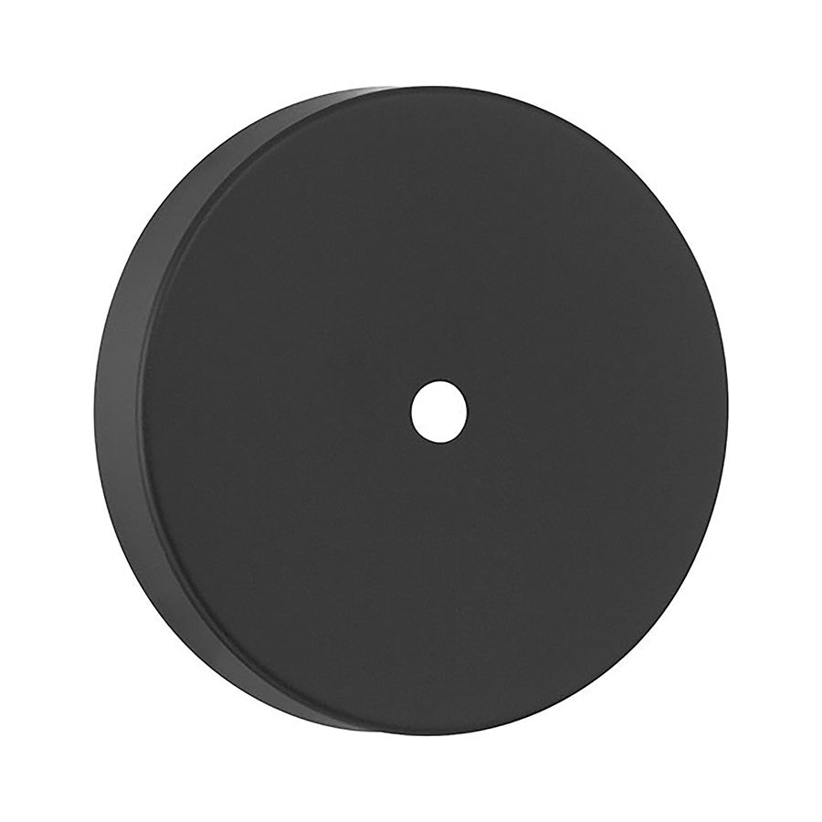 Millennium Knightsdale 1Lt Semi Flush Mount, Black/Clear