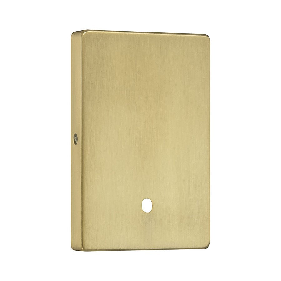 Millennium Froselle 1Lt Wall Sconce, Brass/White Frosted