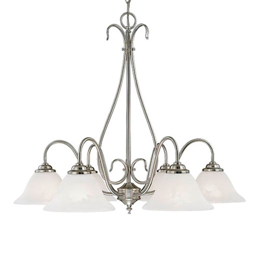 Chandelier, Satin Nickel