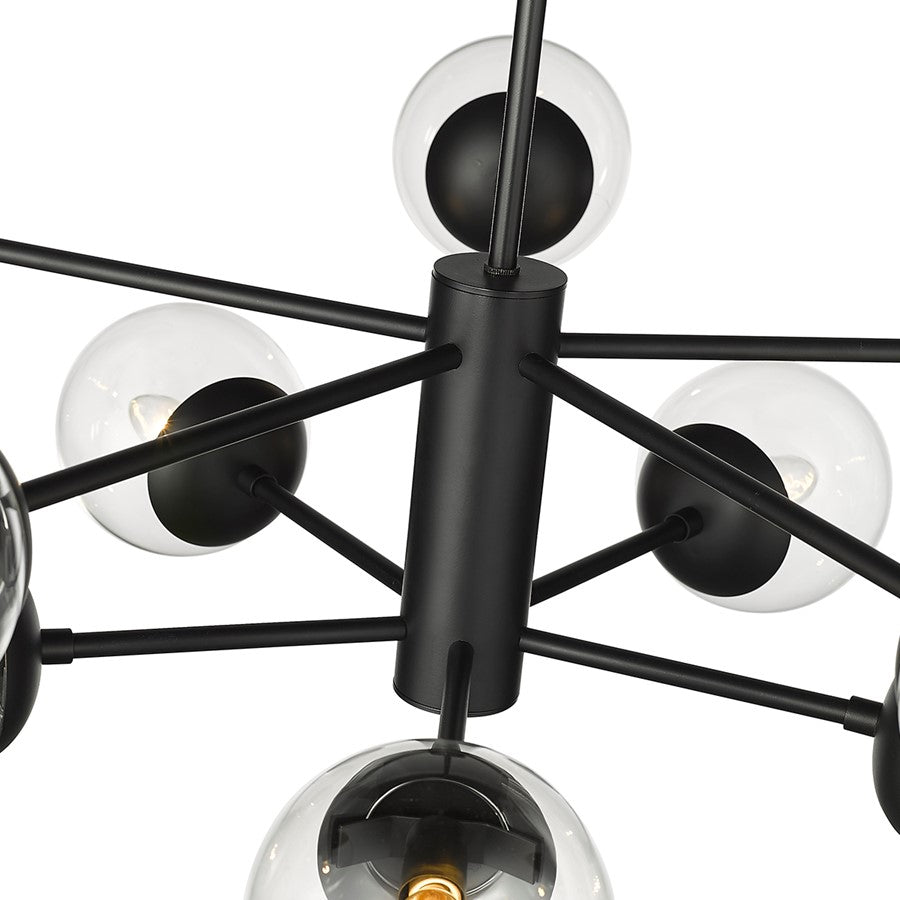 Millennium Lighting Avell 1Lt Chandelier, Black
